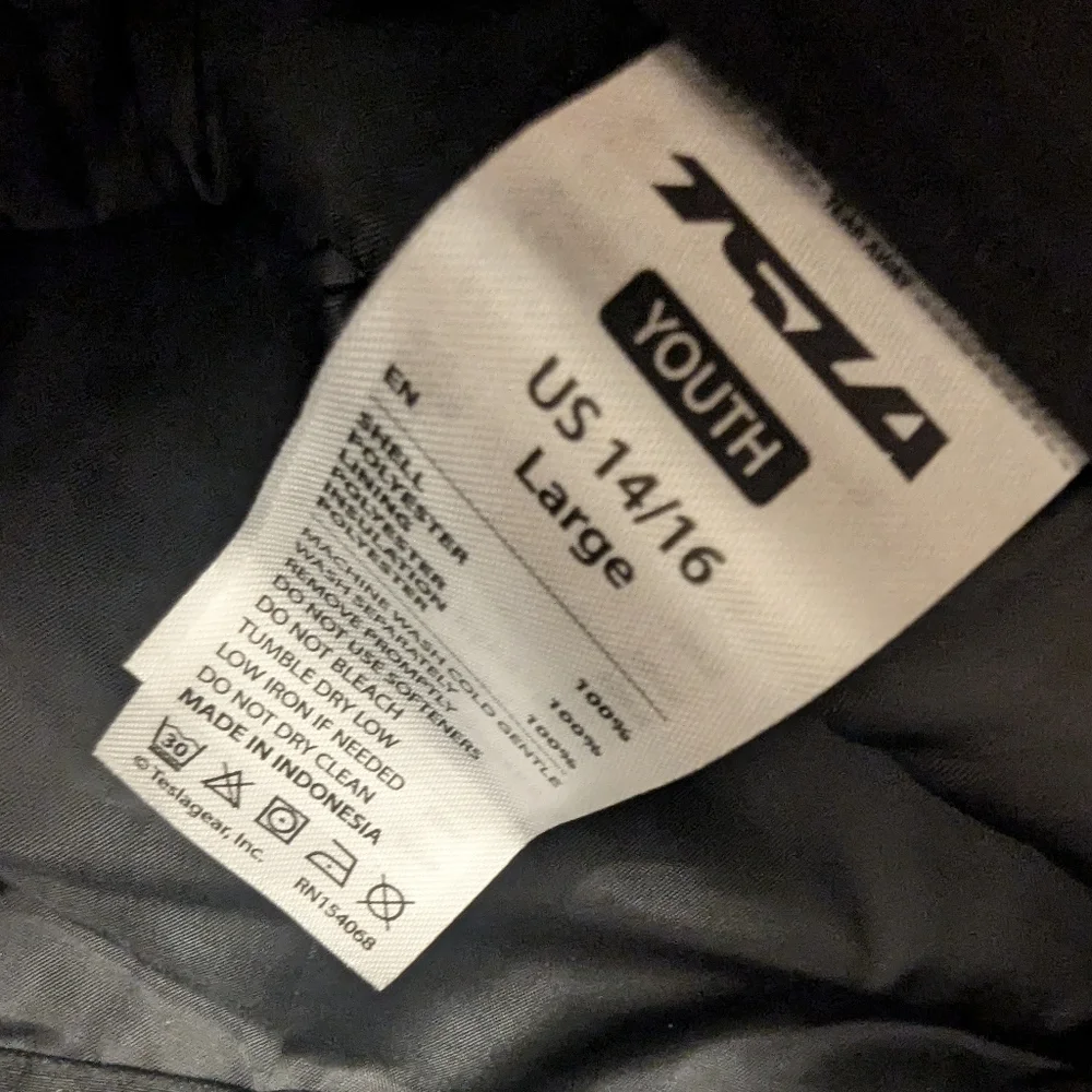 TSLA Youth Snow Pants Winter Waterproof Insulated Ski/ Snowboard Sz 14/16y